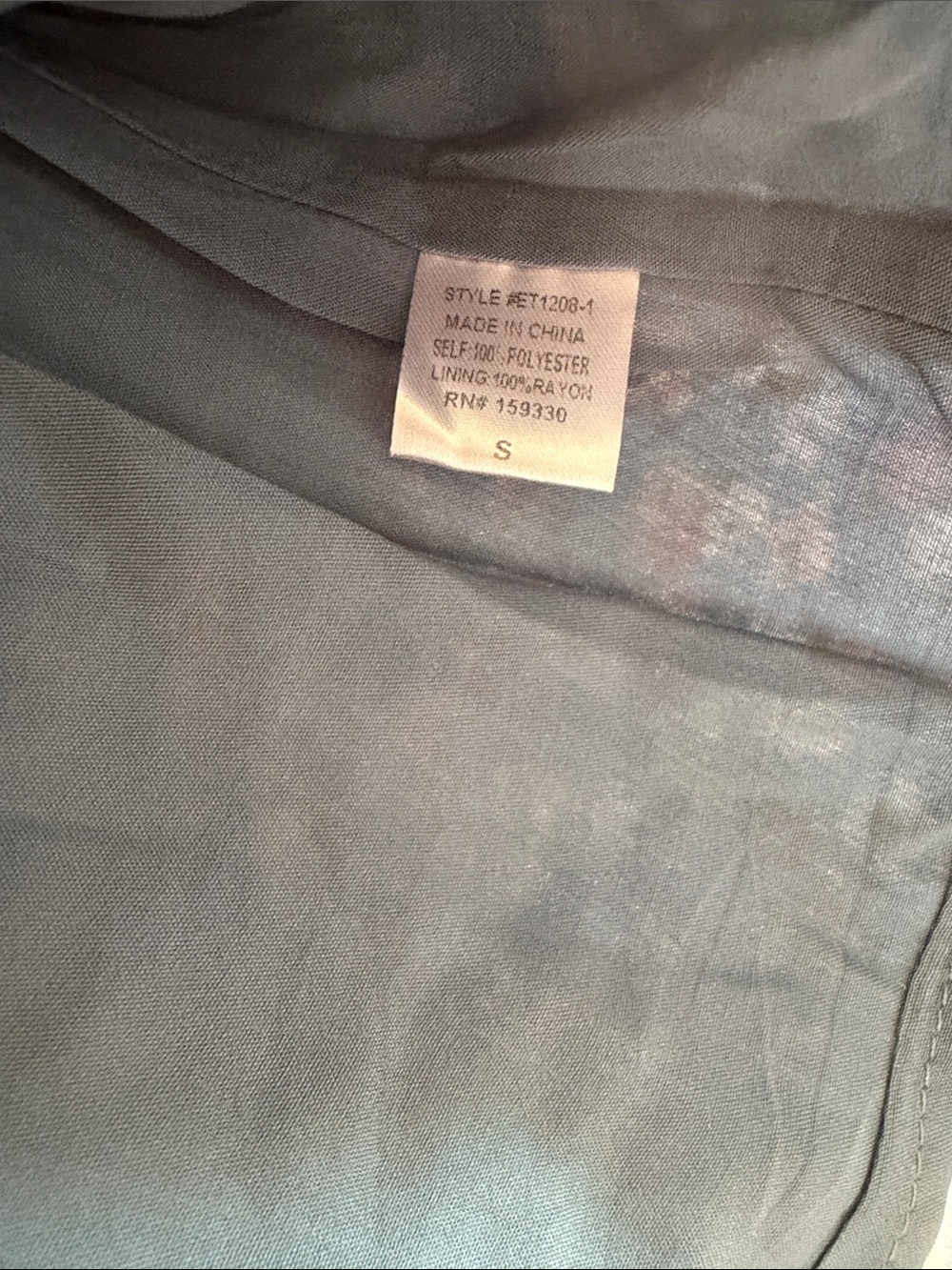 NWOT Heyson Floral Ruffle Ruched Blouse - Picture 4 of 5